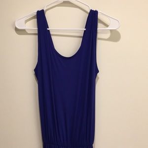 Beautiful blue jersey jumpsuit